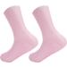 Silicone Foot Socks 1 Pair Pink Silicone Moisturizing Socks Non-Slip Reusable Soft for Rough Skin (L Size) - Buy Online on GoSupps.com