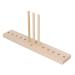 HEEPDD Bow Maker  Oak Bow Making Tool with 3 Long Stick Lightweight Portable Ribbon Bow Maker DIY Bow Making Tool for Ribbon Wreaths Hair Bows Ribbon Crafts