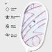 Multi-Functional Electric Mosquito lamp - Intelligent USB Rechargeable Two-in-one Electric Mosquito swatter for Home use White - Buy Online on GoSupps.com