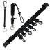 PFILERSO Adjustable Fishing Wader Belt with Lip Gripper and Fishing Lanyard Multi-Functional Fishing Wading Belt Fits 31" to 58" Waist for Fly Fishing Surfing Kayak Accessories Waders Straps Black(3pack)