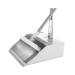 WHDEOY YJLYQF Dustpan and Brush Set Long Handled Tall 180 Degree Rotating Sweeping Brush Household Dust Pan with Comb Teeth for Indoor Outdoor Garden Home Room