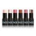 Contour stick highlight stick blush stick facial contour shaping contouring three-dimensional contour modification waterproof and long-lasting highlight makeup stick(06#ESPRESSO)