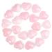 MAIBAOTA Rose Quartz Healing Crystal Gemstones Pocket Gifts Heart-Shaped Nature Spiritual Energy Pink Crystals for Women Men Reiki Divination Balancing Yoga Meditation 10PCS
