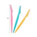 12 Pack Eyebrow Razors - Portable Facial Hair Remover Shavers (Pink, Sky Blue, Yellow) - Buy Online on GoSupps.com
