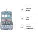 Waterproof Hanging Toiletry Bag | Portable Makeup Pouch with Handle and Hook - Blue | Travel Organizer for Women and Girls - Buy Online on GoSupps.com