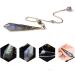 AITELEI Natural Gemstone Labradorite Crystal Pendulum 12 Chakra Healing Therapy Pendant - Buy Online on GoSupps.com
