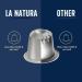 La Natura Lifestyle Caf Ristretto | 120 coffee capsules compatible with Nespresso capsule machines | 100% industrially compostable environmentally friendly - Buy Online on GoSupps.com