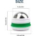 AHIER Cold Massage Roller Ball - Cold Therapy Relief for Deep Tissue Massage and Pain Relief - Great Tool for Back/Neck Pain, Muscles Recovery, and Inflammation (White) - Buy Online on GoSupps.com