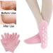 Moisturizing Gel Glove Sock Essential Oil Spa Glove Sock for Hand Feet Dry Skin Care 2Pairs Gel Spa Sock Glove - Buy Online on GoSupps.com