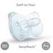 Soft Silicone Pacifier Set - Size 1 Light Blue & Transparent - 2 Pack for Newborns | International Shipping Available - Buy Online on GoSupps.com