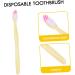 Solustre 100th Disposable Travel Toothbrush - Extra Soft Bristle Manual Toothbrush Kit for Bathroom & On-the-Go - Buy Online on GoSupps.com