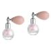 FRCOLOR 2pcs High Gloss Dusting Makeup Eyeshadow Face Glitter Makeup Shine Hair Spray Shimmering Spray for Body Balloon Shine Spray Nails Spray Makeup Glitter Body Glitter 7.5x7cmx2pcs Pinkx2pcs