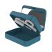 COTISEN Retainer Case with Mirrors Magnetic Closure Aligner Chewie Removal Hook Tool Orthodontic Holder Dental Teeth Clear Braces Box Travel Kit Cyan