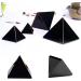 Natural Crystal Rough Pyramid Crystal Black Obsidian Stone Crystal Pyramid Beautiful Surface Lustrous Stones and Crystals for Room Decor ERTEYIN - Buy Online on GoSupps.com