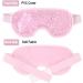 TEEROVA Cooling Eye Mask with Gel Bead - Reusable Gel Eye Mask for Dark Circles Puffy Eyes Dry Eyes Headaches Migraines Sinus (Pink) - Buy Online on GoSupps.com
