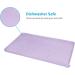 Buy Audwud Silicone Waterproof Pet Feeding Mat - Anti-Slip Dog & Cat Bowl Mat 53x38 cm - Hibiscus Design - Buy Online on GoSupps.com