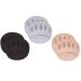 3 Pairs Metatarsal Foot Pads for Women Half Socks Sandals High Heels Ball of Foot Cushion Pads Socks for Women Shoe Cushion Pads Gel Pads for Ball of Foot Pain Prevention Beige Black Gray