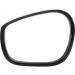 Mustang Mach E 2021-2023 Return Rain & Eyebrow Frame - Durable Scratch-Resistant Door Wing Mirror Cover in Shiny Black - Buy Online on GoSupps.com