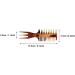 Retro Hairstyle Comb Men's Wide Teeth Resin Comb Anti-static Suitable for Salon and Home Use (4 three-purpose comb width) - Buy Online on GoSupps.com