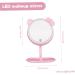 Makeup Mirror with Light Vanity Mirror Rechargeable Touch Sensor LED Cosmetic Mirror for Travel Bedroom. - Buy Online on GoSupps.com