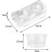 NA Reptile Feeding Ledge with 10 Pcs Water Food Bowl Feeding Dish Gecko Feeder Bowls for Bearded Dragon Turtles Guana Tortoises - Buy Online on GoSupps.com