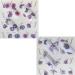 12 Sheets Variety Water Sticker Easy To Use Women Decoration Butterfly-shapeAnd Flowers Bloom Colorful Nail stickers - Buy Online on GoSupps.com