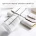 Uxsiya Cotton Pad Dispenser - Acrylic Cotton Swab Holder for Home Use | Stylish & Functional Cotton Pad Storage - Buy Online on GoSupps.com