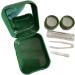Solustrie Small Contact Lens Container with Mirror - Travel-Friendly Korean Organizer for Colored Contact Lenses - Durable Plastic Case for International Shipping - Buy Online on GoSupps.com