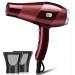 Professional Ionic Hair Dryer Powerfulsalon Blow Dryer Negative Ions Dc Motor Cool Shot Button Hairdryer Settings with Concentrator Nozzle/Red - Buy Online on GoSupps.com