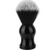Premium Razor Brush for Men | Travel & Home Use Shaving Brush | Pure Black Nylon - Ideal for Barbers and Hairdressing Salons - Buy Online on GoSupps.com