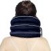 Safwel air -inflated neck ruff Neck pull support cervical spine tractor massage naked tendon for relieving neck pain neck support decompression (color: Blu)