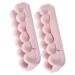 Holibanna 2pcs Anti-Collision Damage Chicken Refrigerator Egg Holder Tray Fridge Egg Container Devil re-usable Pink 30X11X6.5CM