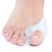 Hallux Valgus Correction Toe Separator - Silicone Gel 6 Pack BPA-Free Universal Size for Pain Relief - Buy Online on GoSupps.com