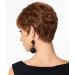 Brown Auburn Pixie Cut Wig for White Women - Natural Layered Synthetic Hair with Bangs - Buy Online on GoSupps.com