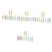 Gatuida tweezers 40 pieces of suction tissue tools for the outdoor area Applicator sucking rods. Introductory aids of remote plastic mirror silk gel Applicator different colors x 4 pieces 3.4x0.7cmx4pcs