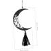 Cabilock Artwork for Farmhouse Shape Bohemia Pendant Wooden Home Hanging Living Bedroom Room Decorative Moon - Buy Online on GoSupps.com