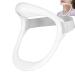 2 Pcs Neck Support Brace - PP Cervical Brace - Cervical Traction Neck Shoulder Relaxer Traction Device Improving Forward Head Posture for Home Work School 2 Pcs White Strap Neck Brace