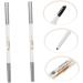 TOVINANNA 6 Pcs Double-headed Waterproof Eyebrow Pencil Eyebrow Makeup Pen Eyebrow Powder Lasting Abs (shell) - Buy Online on GoSupps.com