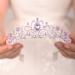 JWICOS Light Purple Crystal Tiara for Women & Girls - Elegant Princess Crown for Wedding, Prom & Birthday Party - Buy Online on GoSupps.com