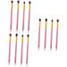 DOITOOL 12 Pcs Eyeshadow Eye Shadow Eye Cosmetic Brushes Eye Make-up Brush Kit Set Beauty Tools Dropshipping mediumx3pcs Pink+goldx3pcs - Buy Online on GoSupps.com