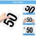 Emhumn Running Bibs for Marathon Races - Waterproof Tearproof, Large Numbers 1-50 with Referee & Volunteer Words - Buy Online on GoSupps.com