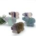 Crystal Rough 1pc Natural Fluorite Bear Animals Crystal Stone Carved Figurine Stone Room DecorationCrystals NaturalReiki Decoration ERTEYIN - Buy Online on GoSupps.com