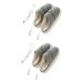 Packove 2 pair of foot warmers warm shoes Heated foot Foot heating shoes foot protection winter supply for at home plush heating shoes electrothermal heated shoes foot shoes slippers pvc