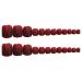Brishow Artificial Foot Toenails - 24pcs Acrylic Stick-On Toenails for Women & Girls | International Shipping - Buy Online on GoSupps.com