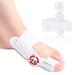 Hallux valgus correction set hallux valgus rail adjustable hallux valgus rail for bald relief with knob correction left or right foot unisex day night for big toe degradation