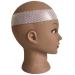 LULALA TOO No-Slip Wig Grip Band Transparent Silicone Wig Band Comfort Head Hair Band Extra Hold Wig Headband Adjustable Women Hair Wig Band (White)