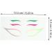 Healeved 24 Sets Adhesive Eyeliner Sticker Paper Chic Eye Line Sticker Colorful 1 count (Pack of 1) Colorfulx6pcs - Buy Online on GoSupps.com