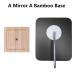 YEAKE Flexible Gooseneck Bamboo Vanity Makeup Mirror360Rotation 8 Large Frameless Vanity Mirror Folding Portable Table Desk Mirror with Stand Bathroom Shaving Make Up Mirrors Rectangle Large (Pack of 1) Bamboo Flexible  - Buy Online on GoSupps.com