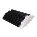 EVERMARKET(TM) 50 Pieces Disposable Lip Brushes Lipstick Gloss Wands Applicator Makeup Tool Kits Black