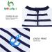 UPF 50+ Baby Boy Swimwear Set with Sun Hat | 12-18 Months Navy Stripe | UPFandFast - Buy Online on GoSupps.com